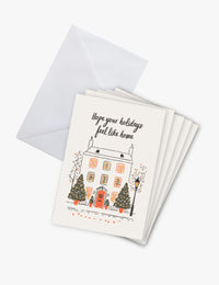 Hope your holidays feel like home - House Card