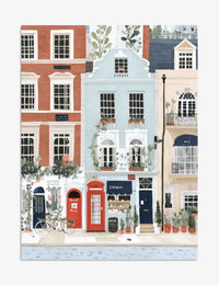 Affiche maisons de ville de Londres