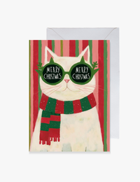 Cool Cat Christmas Card