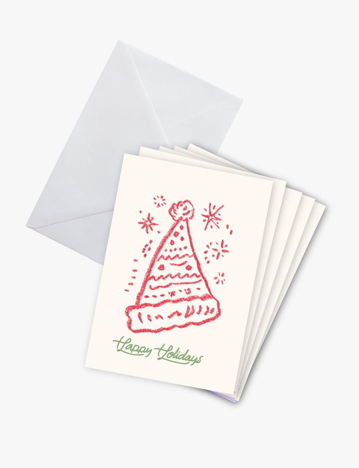 Santa Hat Christmas Card