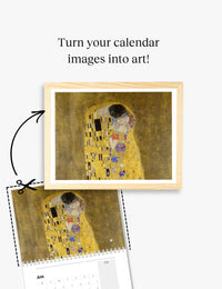 2026 Gustav Klimt Art Wall Calendar