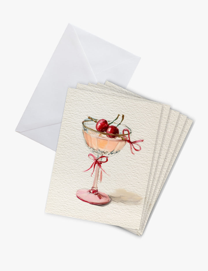 Festive Cocktail Christmas Card