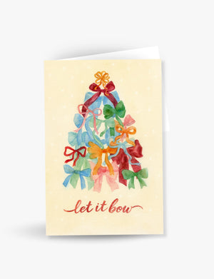 Let it Bow Holidays Card