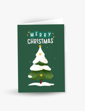 Classic Christmas Tree Card Card