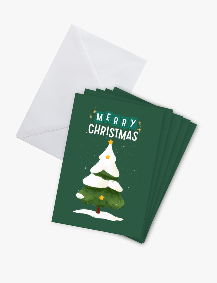 Classic Christmas Tree Card Card