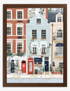 Affiche maisons de ville de Londres