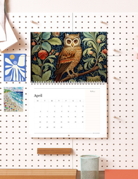 2026 Wall Art Calendar - William Morris Animals