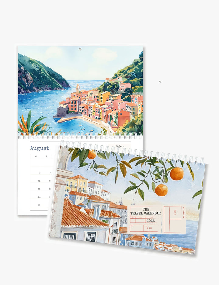 2026 Wall Art Calendar Travel Destinations