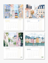 2026 Wall Art Calendar Travel Destinations