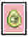Disco Ball Avocado Pink Art Print