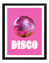 Disco Ball Pink Art Print
