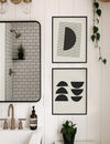 Minimal Shapes Gallery Wall Art Print Set