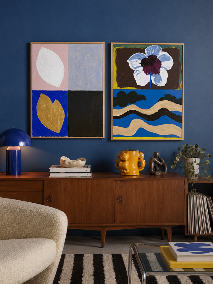 Modernist Florals Gallery Wall Art Print Set