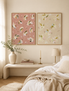 Soft Petals Abstract Gallery Wall Art Print Set