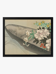 Hanabune by Kamisaka Sekka Art Print Black