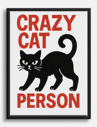 Cat Lovers Delight Canvas Print Black