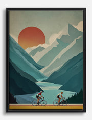 Lienzos de atardecer