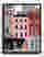 Pink Facade on City Block Canvas Print Black