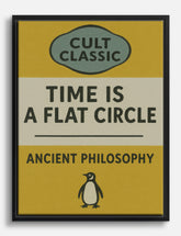 Cult Classic Philosophy Canvas Print Black