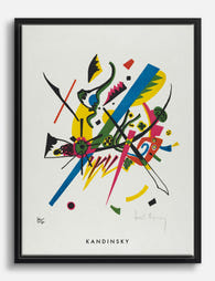 Kandinsky Small Worlds I Canvas Print Black
