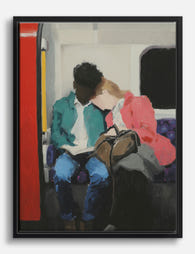 City Connection Canvas Print - Black