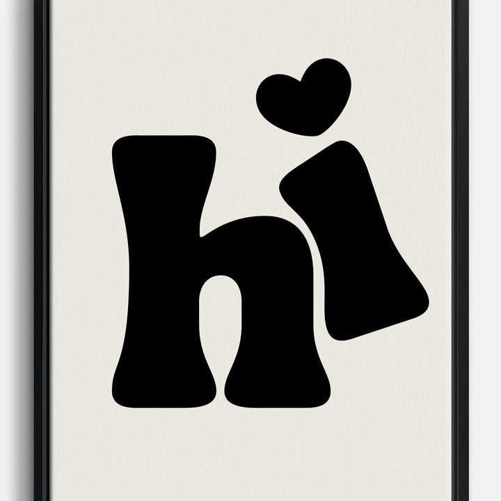 Letters Canvas Prints