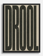 Bold Statement Typography Canvas Print Black