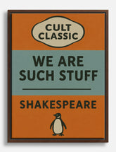 Shakespeare Quote Classic Canvas Print Brown