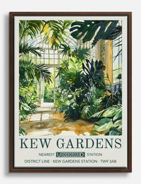 Lush Escape Canvas Print Brown