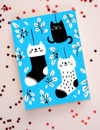 Festive Cats Christmas Card