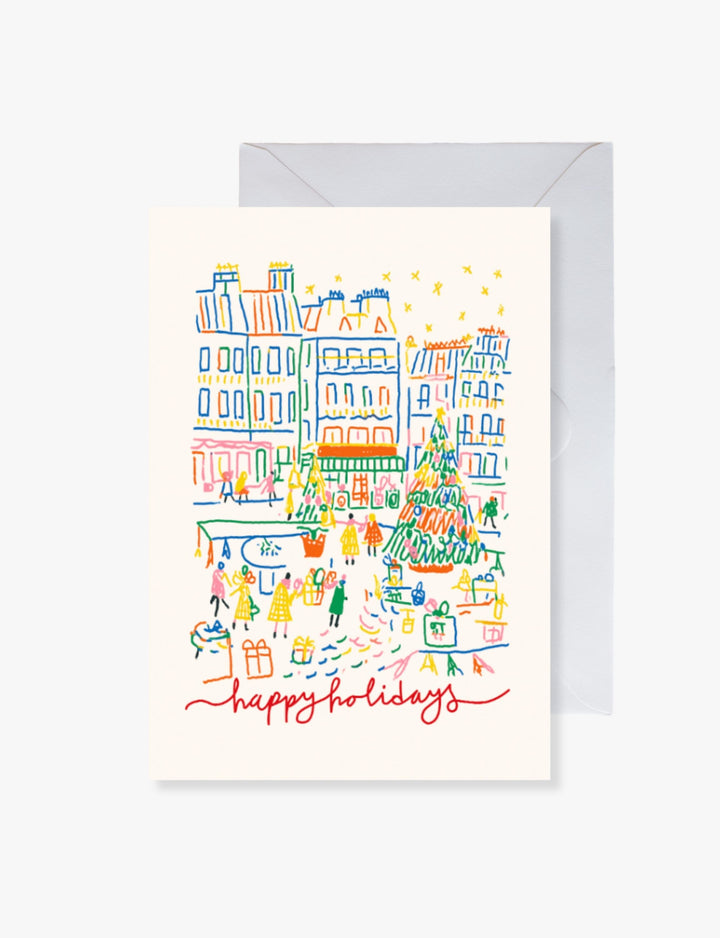 Christmas Market Holiday Card