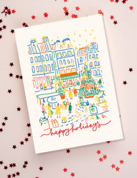 Christmas Market Holiday Card