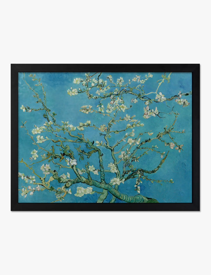 Poster amandelbloesem van Van Gogh
