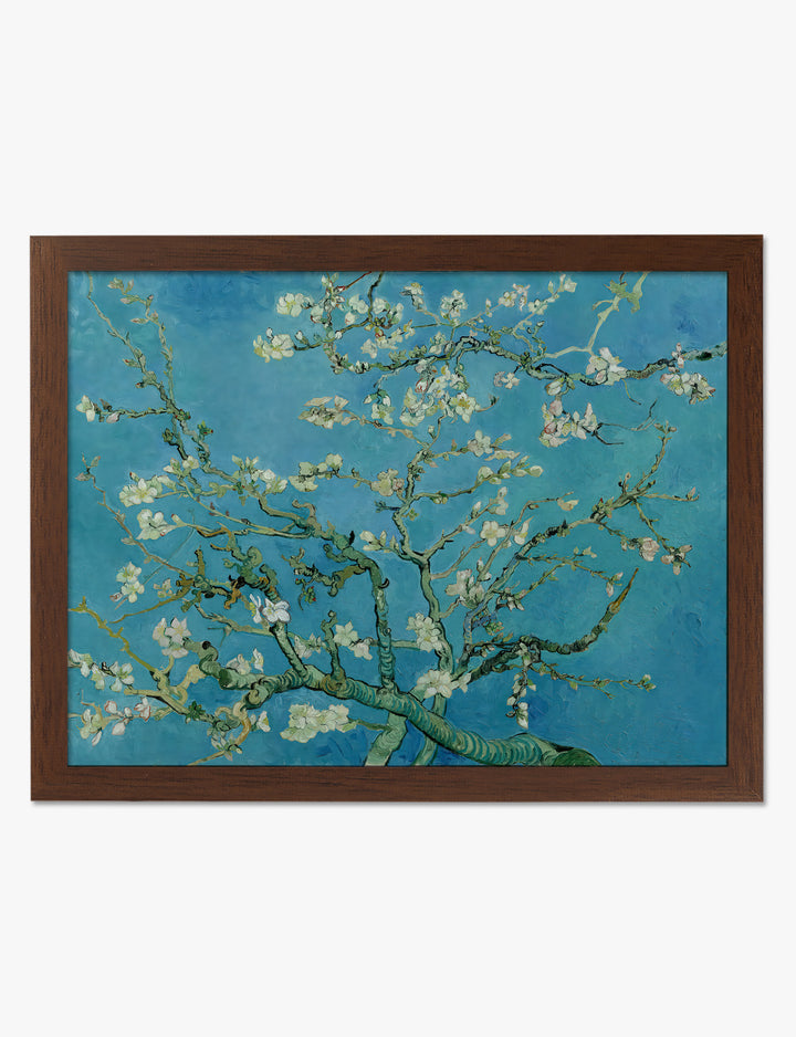 Poster amandelbloesem van Van Gogh