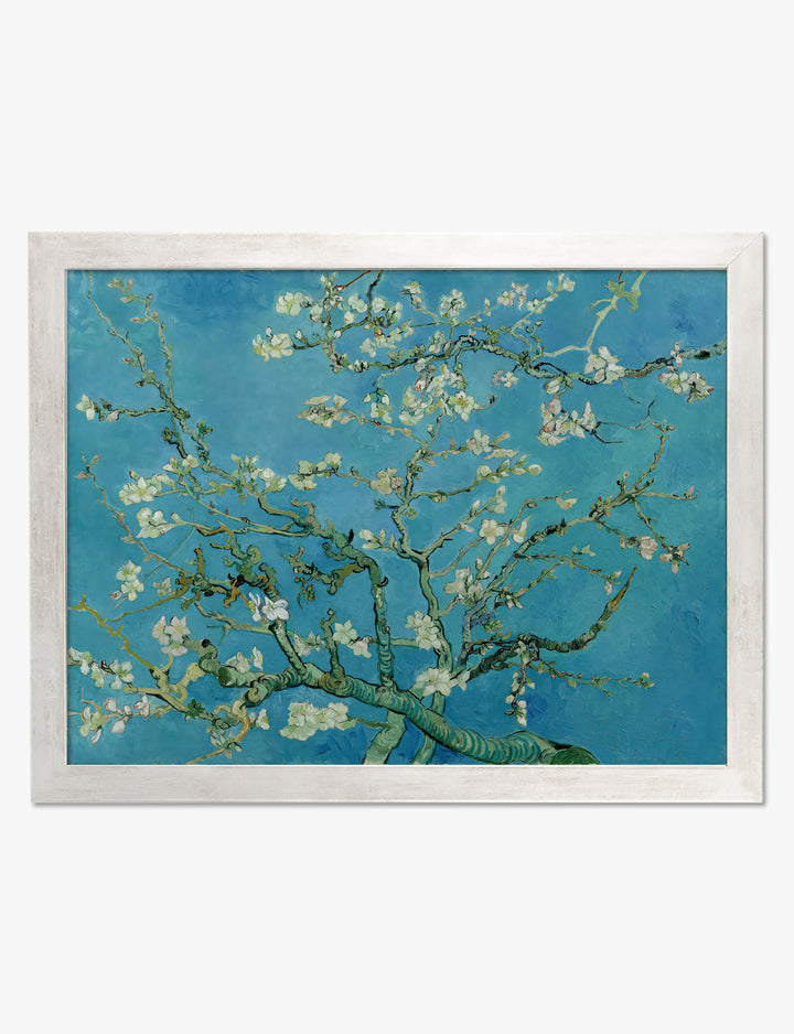 Poster amandelbloesem van Van Gogh