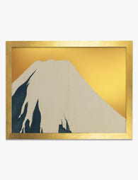 Mount Fuji Gold Foil by Kamisaka Sekka Art Print Gold