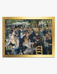 Moulin de la Galette by Renoir Art Print Gold