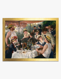 Luncheon of the Boating Party by Renoir Art Print Gold