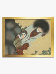 Chrysanthemum Boy by Kamisaka Sekka Art Print Gold