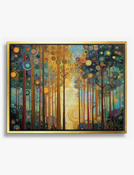 Klimt Forest Radiance Canvas Print Gold