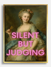 Judging Elegance Canvas Print Gold