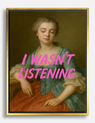 Classical Sass Canvas Print Gold