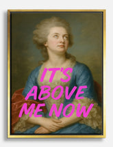 Elegant Wit Portrait Canvas Print Gold