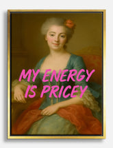 Elegant Energy Canvas Print Gold