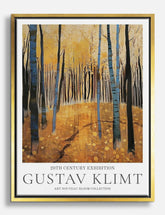 Klimts Golden Forest Canvas Print Gold