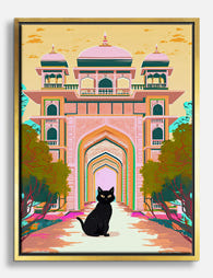 Enchanted Gateway Canvas Print Gold