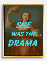 Dramatic Elegance Canvas Print Gold