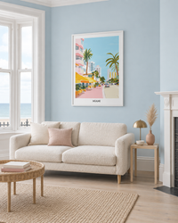 Lifestyle: living room — Seaside Edwardian villa, Deal, Kent — bay-fronted, painted white timber, generous sash windows flooding the front room with sea light
