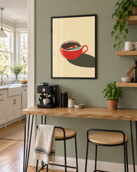 Lifestyle: kitchen — A sun-filled San Francisco Edwardian flat in the Inner Richmond district — bay window, painted cabinets, clean lines and a modest, well-considered kitchen.