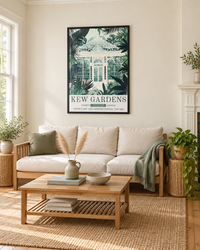Lifestyle: living room — A New Orleans–adjacent Southern craftsman bungalow, 1920s, with wide-plank pine floors and tall double-hung windows letting in generous Gulf-coast light.